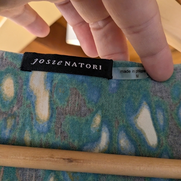 Josie natori faux wrap dress size M - Picture 3 of 6